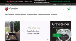 Desktop Screenshot of gravsteinoslo.com